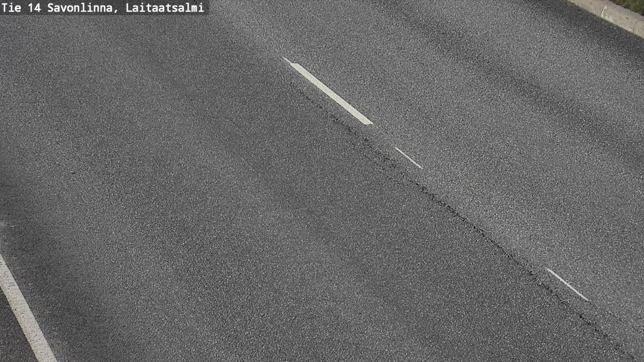 Weather Camera Image Väg 14 Nyslott, Laitaatsalmi, Savonlinna, Etelä-Savo