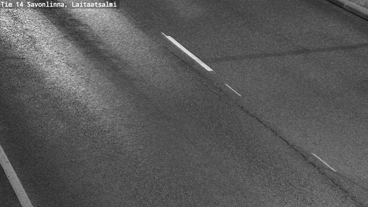 Weather Camera Image Väg 14 Nyslott, Laitaatsalmi, Savonlinna, Etelä-Savo