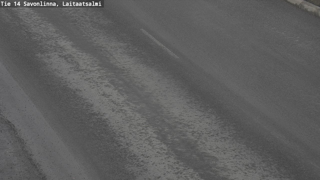 Weather Camera Image Road 14 Savonlinna, Laitaatsalmi, Savonlinna, Etelä-Savo