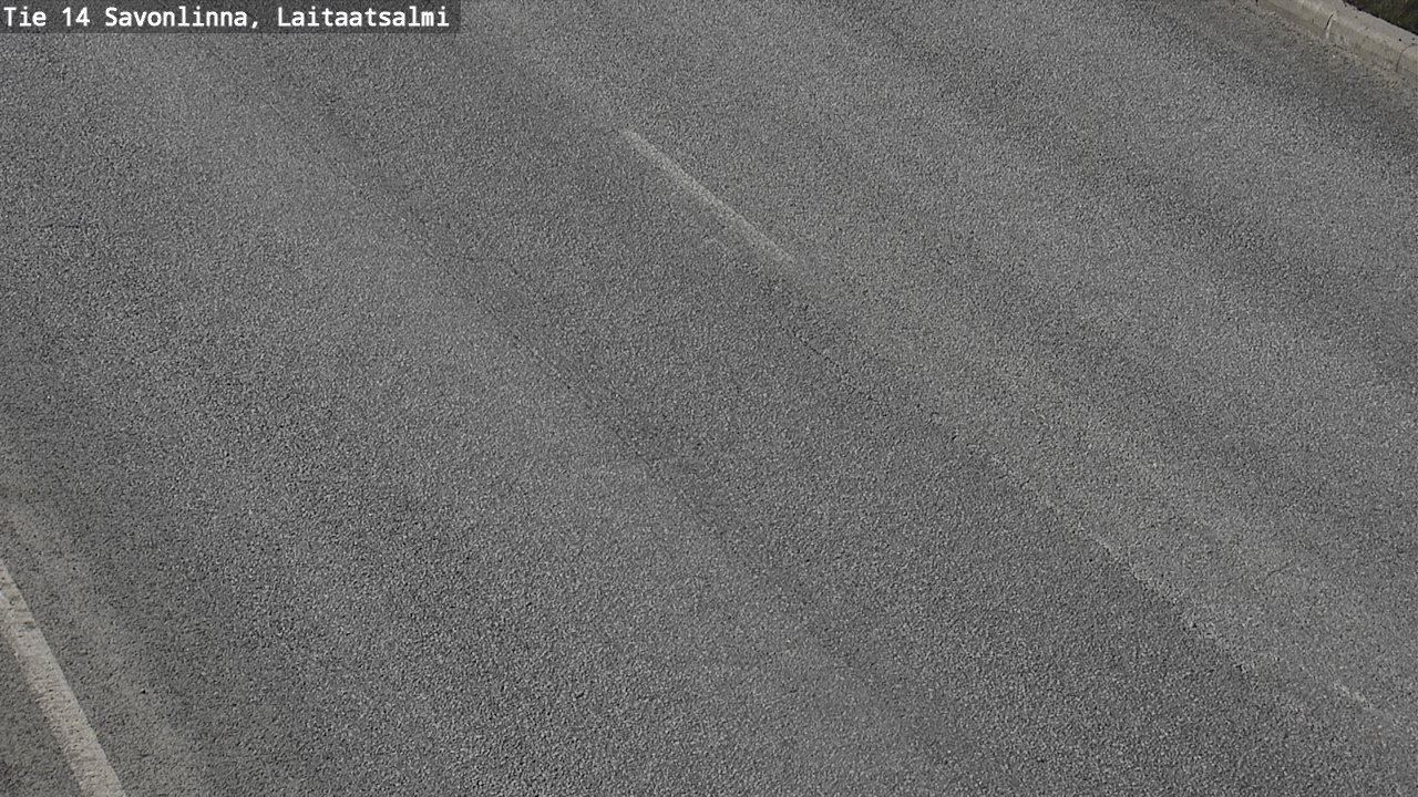 Weather Camera Image Väg 14 Nyslott, Laitaatsalmi, Savonlinna, Etelä-Savo