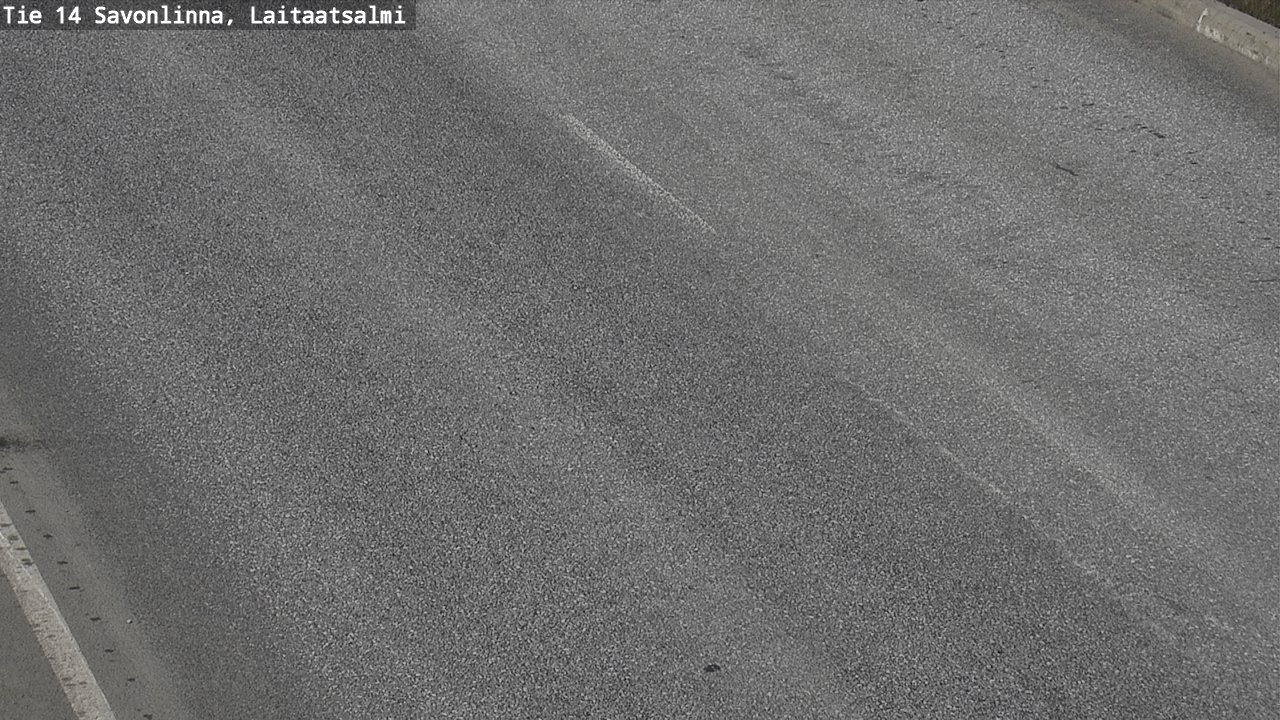 Weather Camera Image Väg 14 Nyslott, Laitaatsalmi, Savonlinna, Etelä-Savo