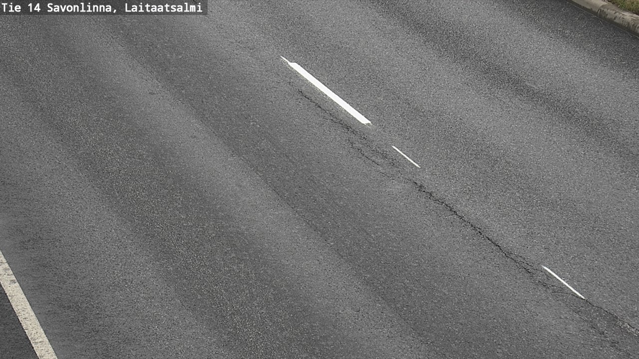 Weather Camera Image Road 14 Savonlinna, Laitaatsalmi, Savonlinna, Etelä-Savo