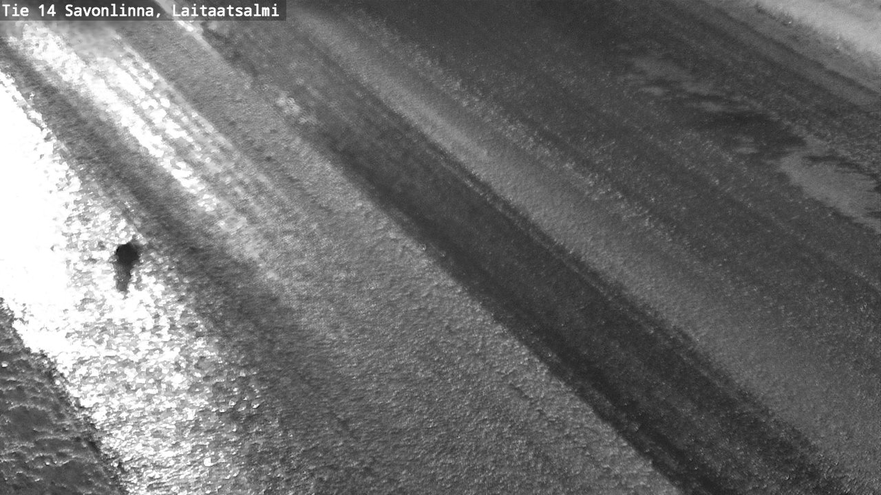 Weather Camera Image Väg 14 Nyslott, Laitaatsalmi, Savonlinna, Etelä-Savo