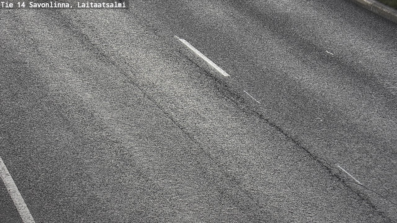 Weather Camera Image Väg 14 Nyslott, Laitaatsalmi, Savonlinna, Etelä-Savo