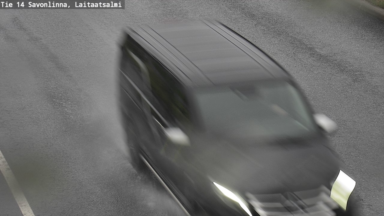 Weather Camera Image Väg 14 Nyslott, Laitaatsalmi, Savonlinna, Etelä-Savo