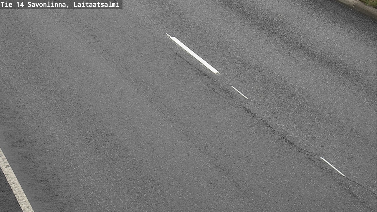 Weather Camera Image Road 14 Savonlinna, Laitaatsalmi, Savonlinna, Etelä-Savo