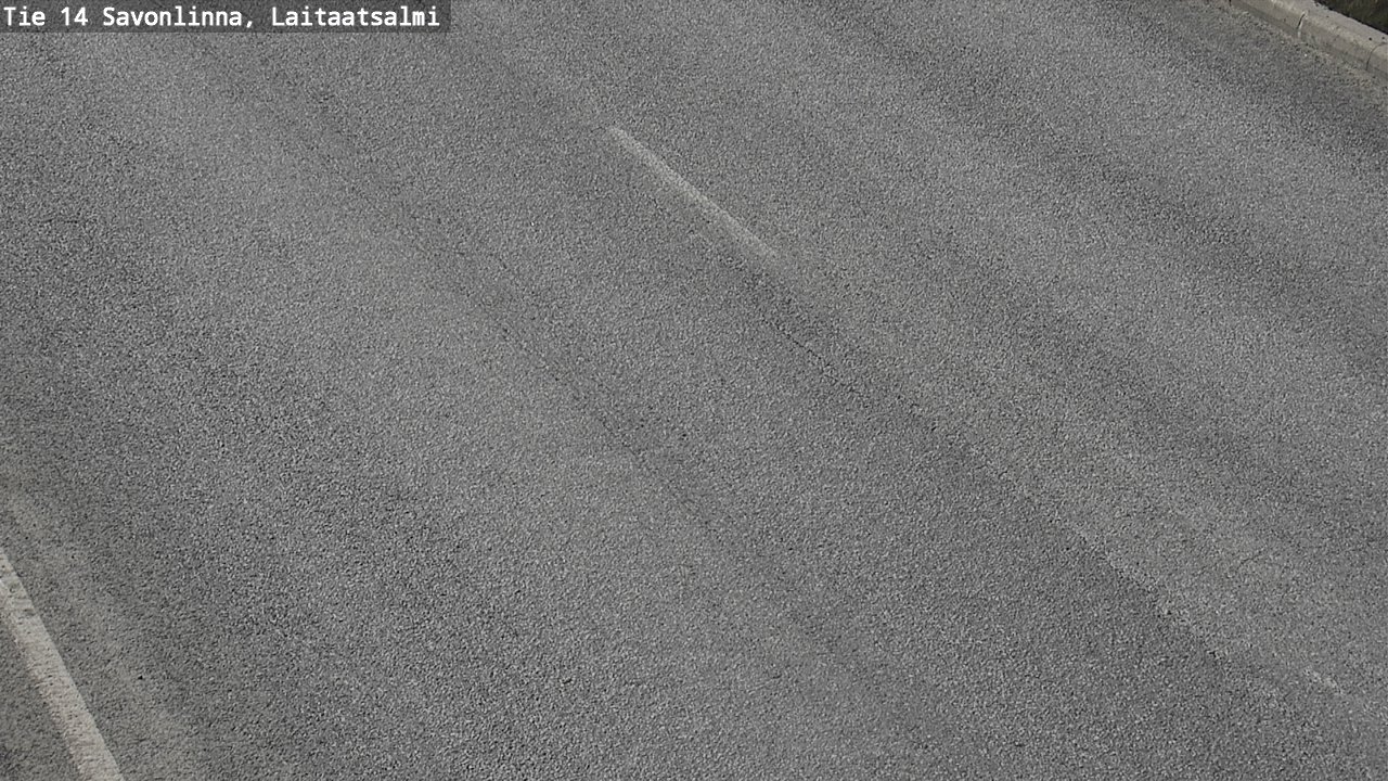 Weather Camera Image Väg 14 Nyslott, Laitaatsalmi, Savonlinna, Etelä-Savo