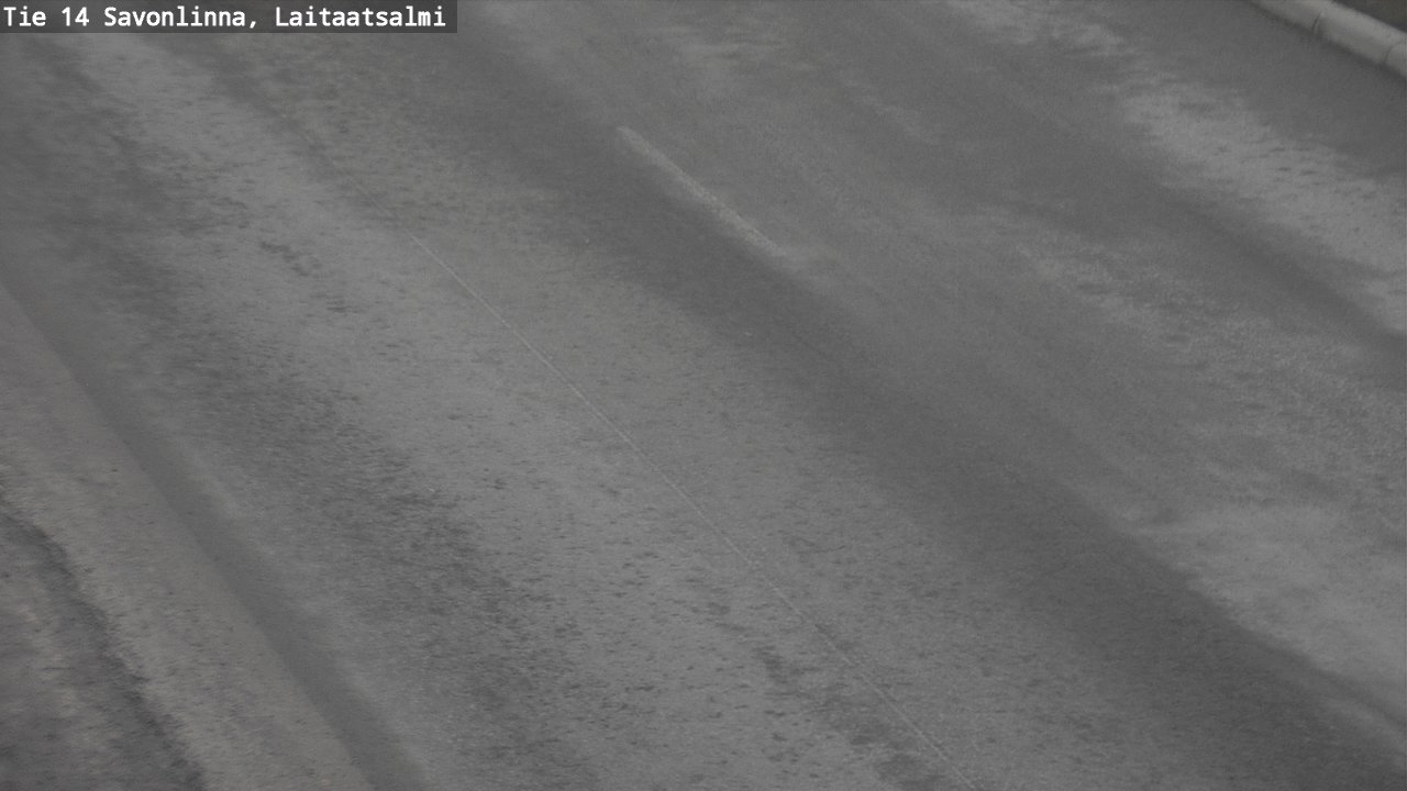 Weather Camera Image Road 14 Savonlinna, Laitaatsalmi, Savonlinna, Etelä-Savo