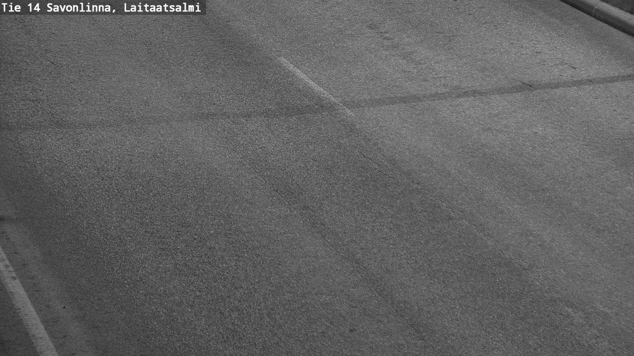 Weather Camera Image Road 14 Savonlinna, Laitaatsalmi, Savonlinna, Etelä-Savo