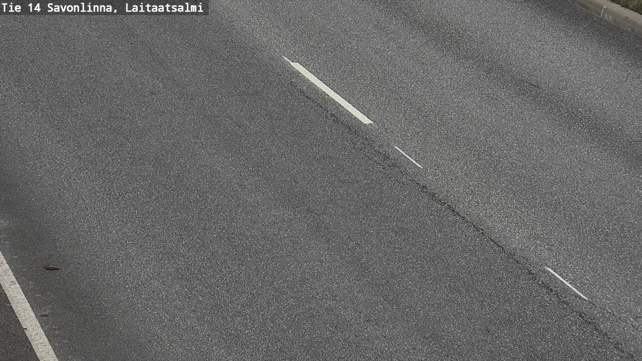 Weather Camera Image Road 14 Savonlinna, Laitaatsalmi, Savonlinna, Etelä-Savo