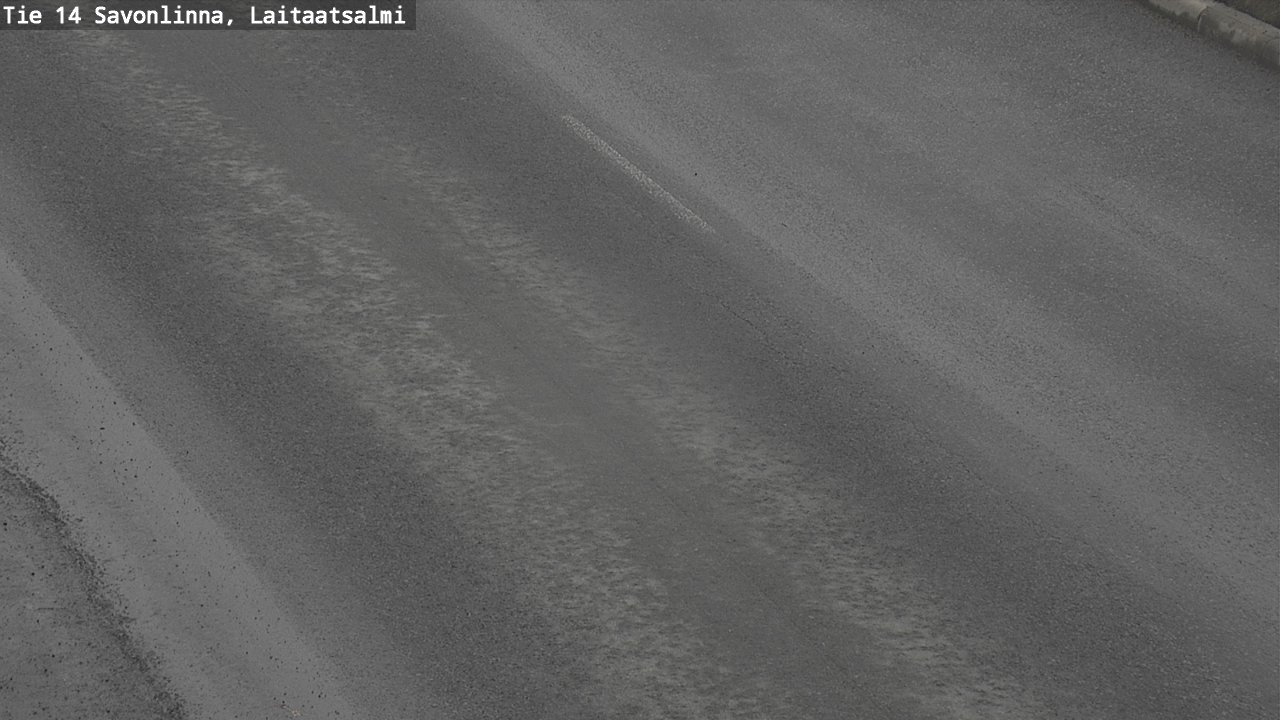 Weather Camera Image Road 14 Savonlinna, Laitaatsalmi, Savonlinna, Etelä-Savo