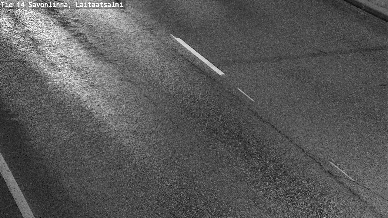 Weather Camera Image Väg 14 Nyslott, Laitaatsalmi, Savonlinna, Etelä-Savo