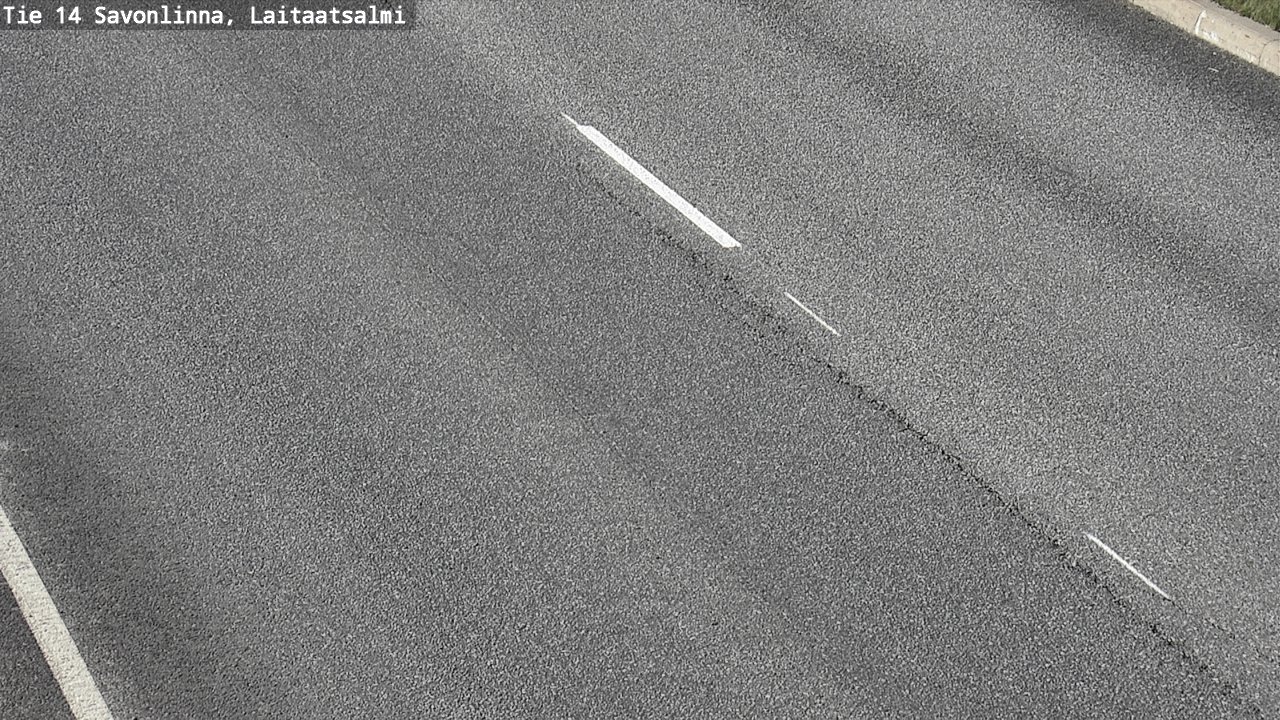 Weather Camera Image Väg 14 Nyslott, Laitaatsalmi, Savonlinna, Etelä-Savo