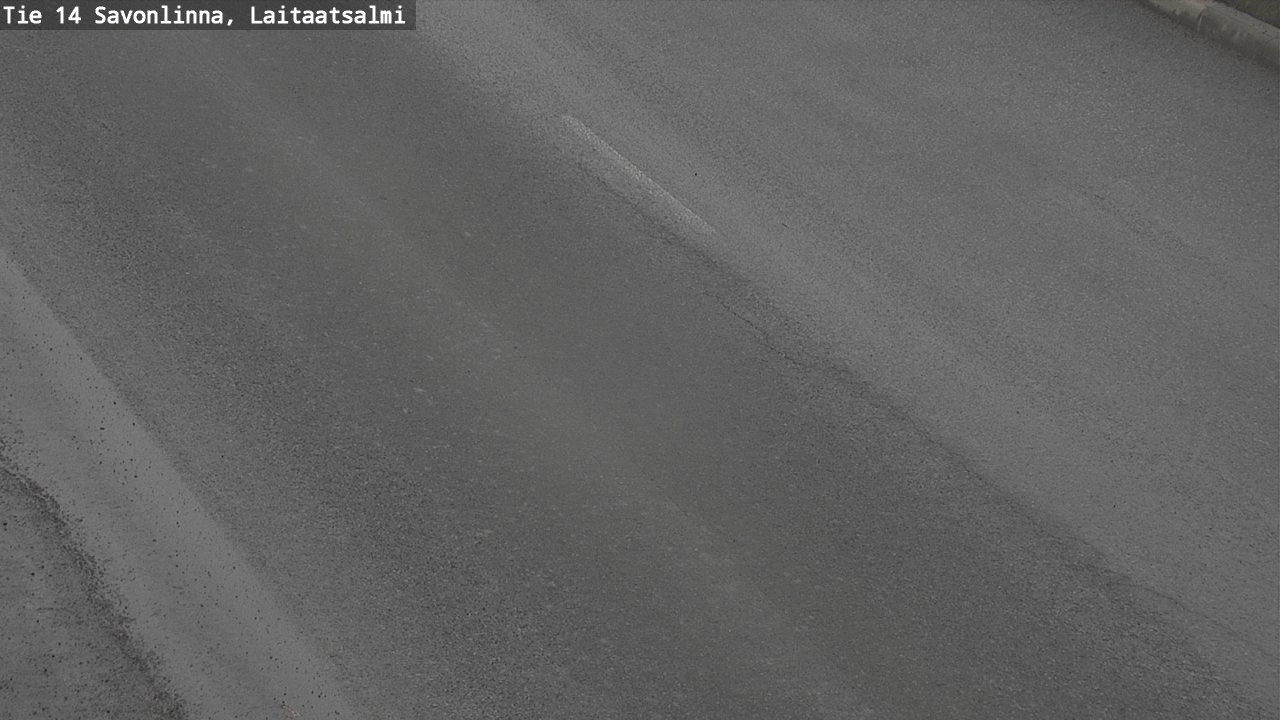 Weather Camera Image Road 14 Savonlinna, Laitaatsalmi, Savonlinna, Etelä-Savo