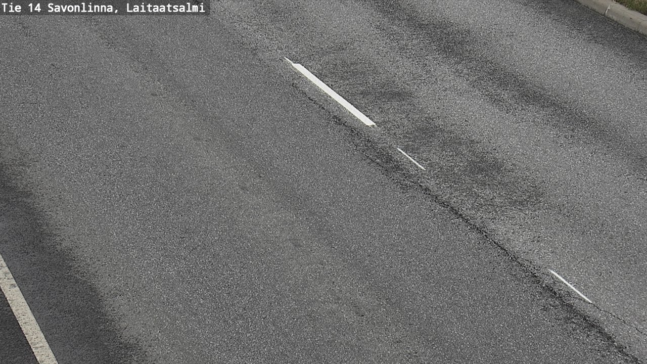 Weather Camera Image Road 14 Savonlinna, Laitaatsalmi, Savonlinna, Etelä-Savo