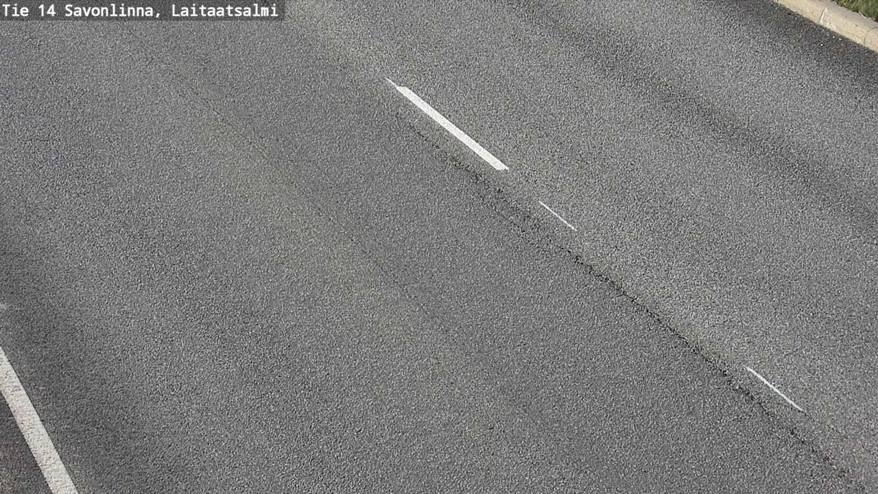 Weather Camera Image Road 14 Savonlinna, Laitaatsalmi, Savonlinna, Etelä-Savo