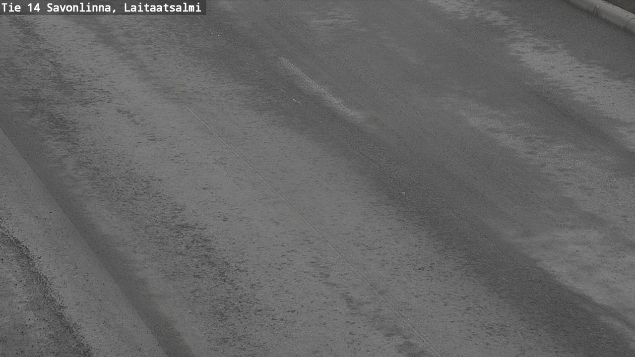 Weather Camera Image Väg 14 Nyslott, Laitaatsalmi, Savonlinna, Etelä-Savo