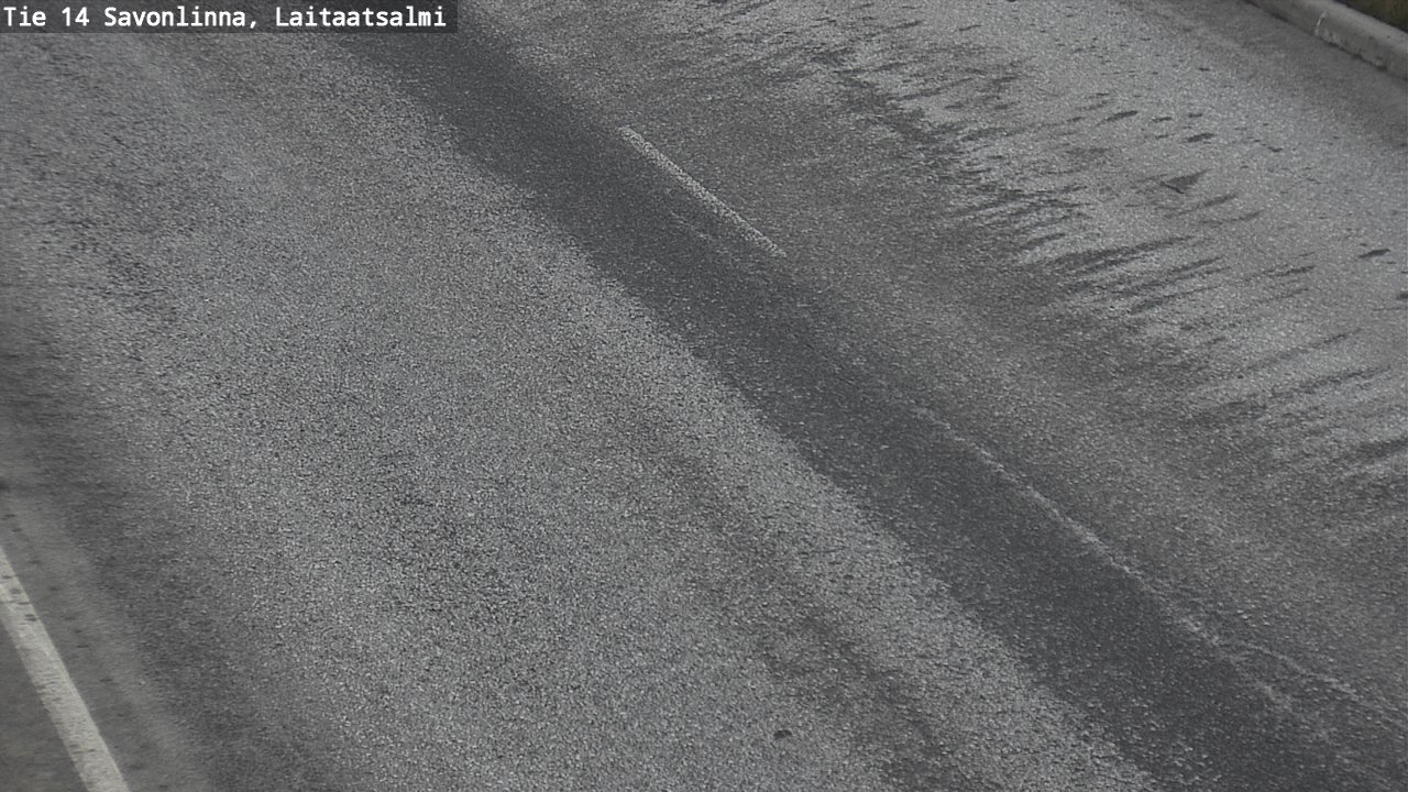 Weather Camera Image Väg 14 Nyslott, Laitaatsalmi, Savonlinna, Etelä-Savo