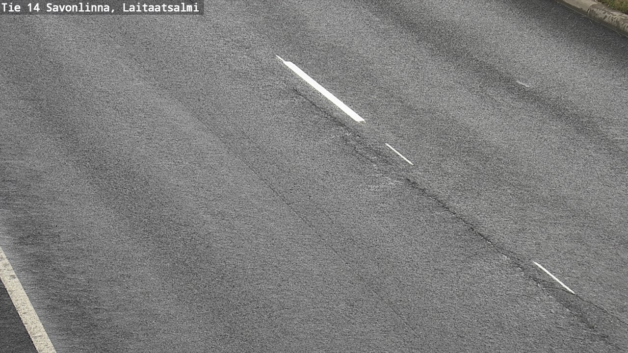Weather Camera Image Road 14 Savonlinna, Laitaatsalmi, Savonlinna, Etelä-Savo