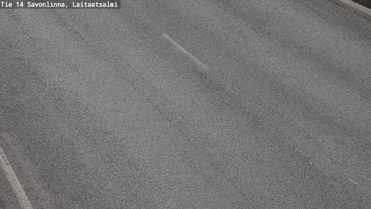 Weather Camera Image Väg 14 Nyslott, Laitaatsalmi, Savonlinna, Etelä-Savo