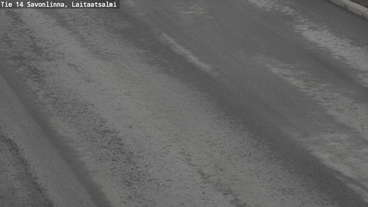 Weather Camera Image Road 14 Savonlinna, Laitaatsalmi, Savonlinna, Etelä-Savo