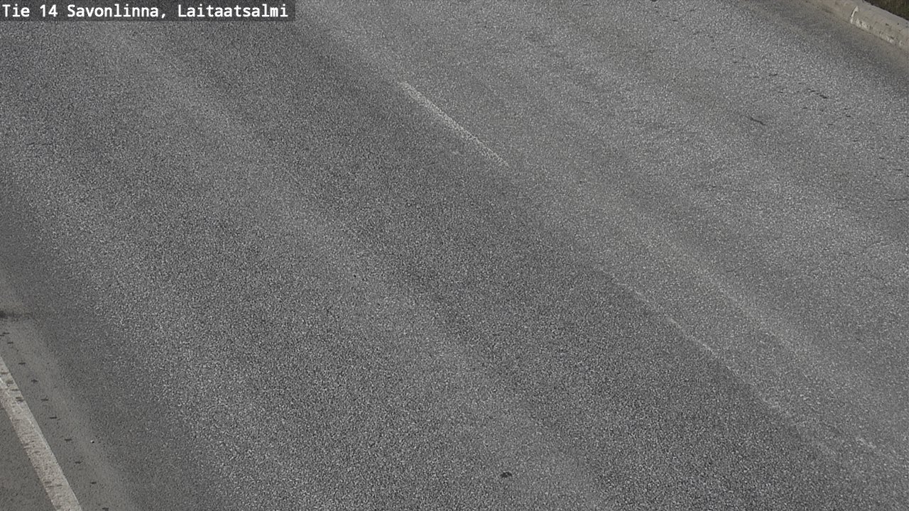 Weather Camera Image Väg 14 Nyslott, Laitaatsalmi, Savonlinna, Etelä-Savo