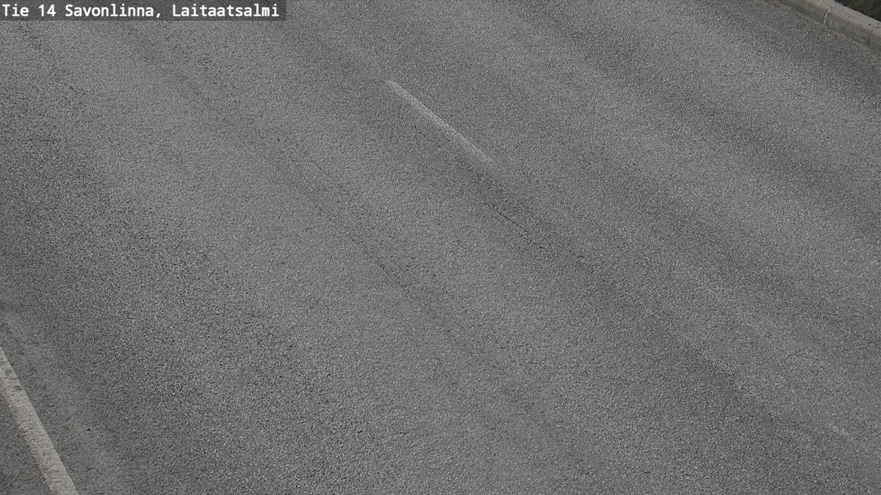 Weather Camera Image Väg 14 Nyslott, Laitaatsalmi, Savonlinna, Etelä-Savo