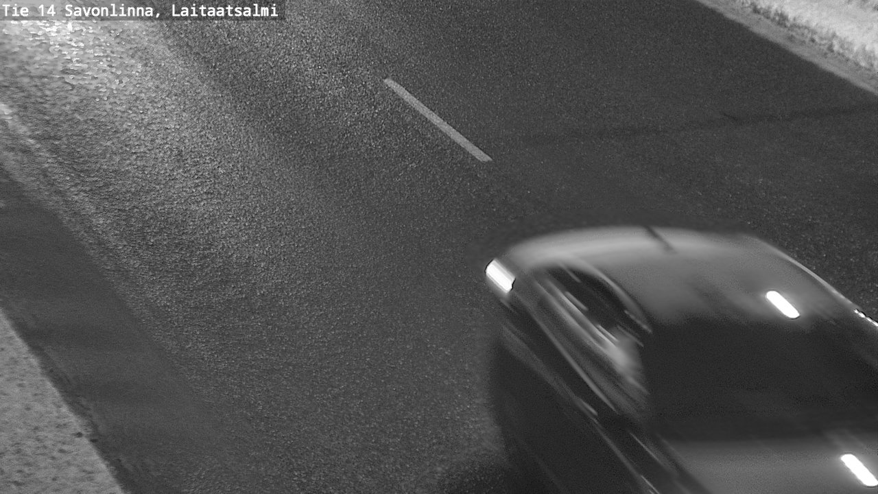 Weather Camera Image Väg 14 Nyslott, Laitaatsalmi, Savonlinna, Etelä-Savo