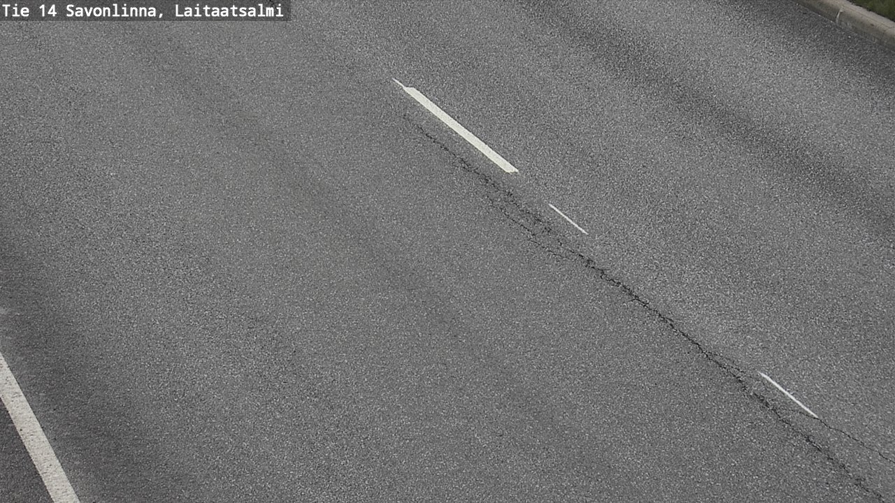 Weather Camera Image Väg 14 Nyslott, Laitaatsalmi, Savonlinna, Etelä-Savo