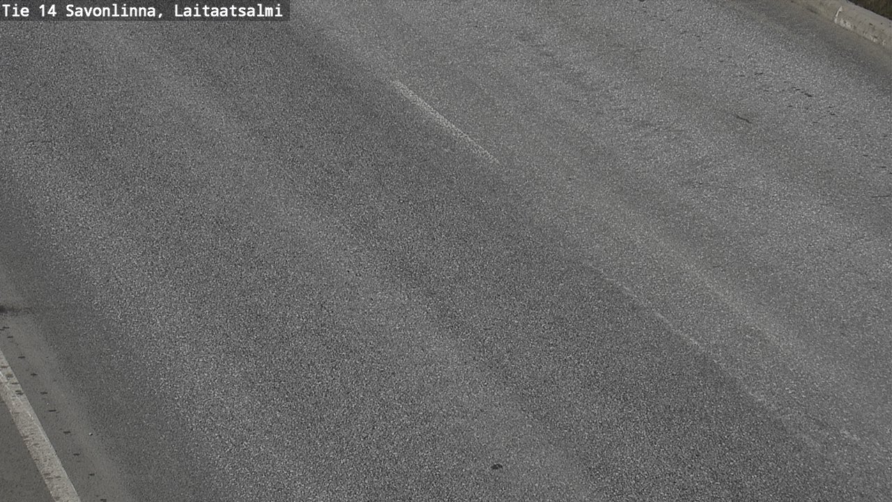 Weather Camera Image Väg 14 Nyslott, Laitaatsalmi, Savonlinna, Etelä-Savo