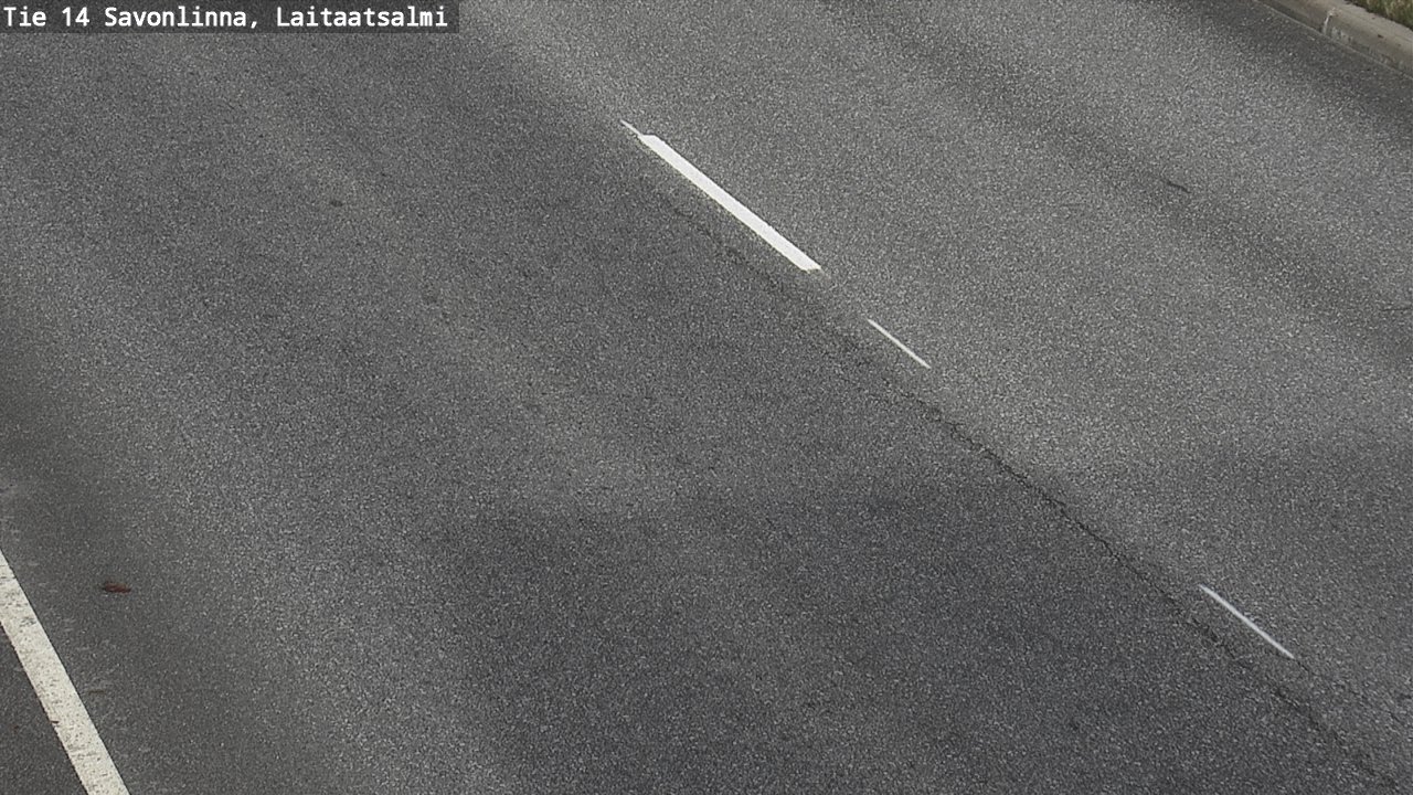 Weather Camera Image Road 14 Savonlinna, Laitaatsalmi, Savonlinna, Etelä-Savo