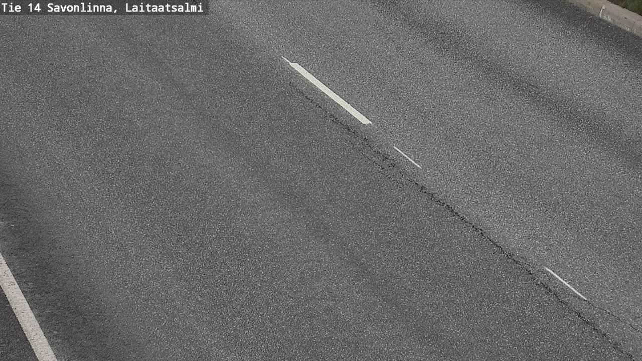 Weather Camera Image Väg 14 Nyslott, Laitaatsalmi, Savonlinna, Etelä-Savo