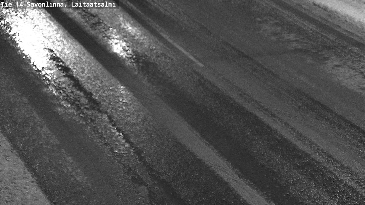 Weather Camera Image Väg 14 Nyslott, Laitaatsalmi, Savonlinna, Etelä-Savo