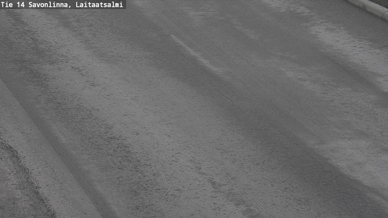 Weather Camera Image Road 14 Savonlinna, Laitaatsalmi, Savonlinna, Etelä-Savo