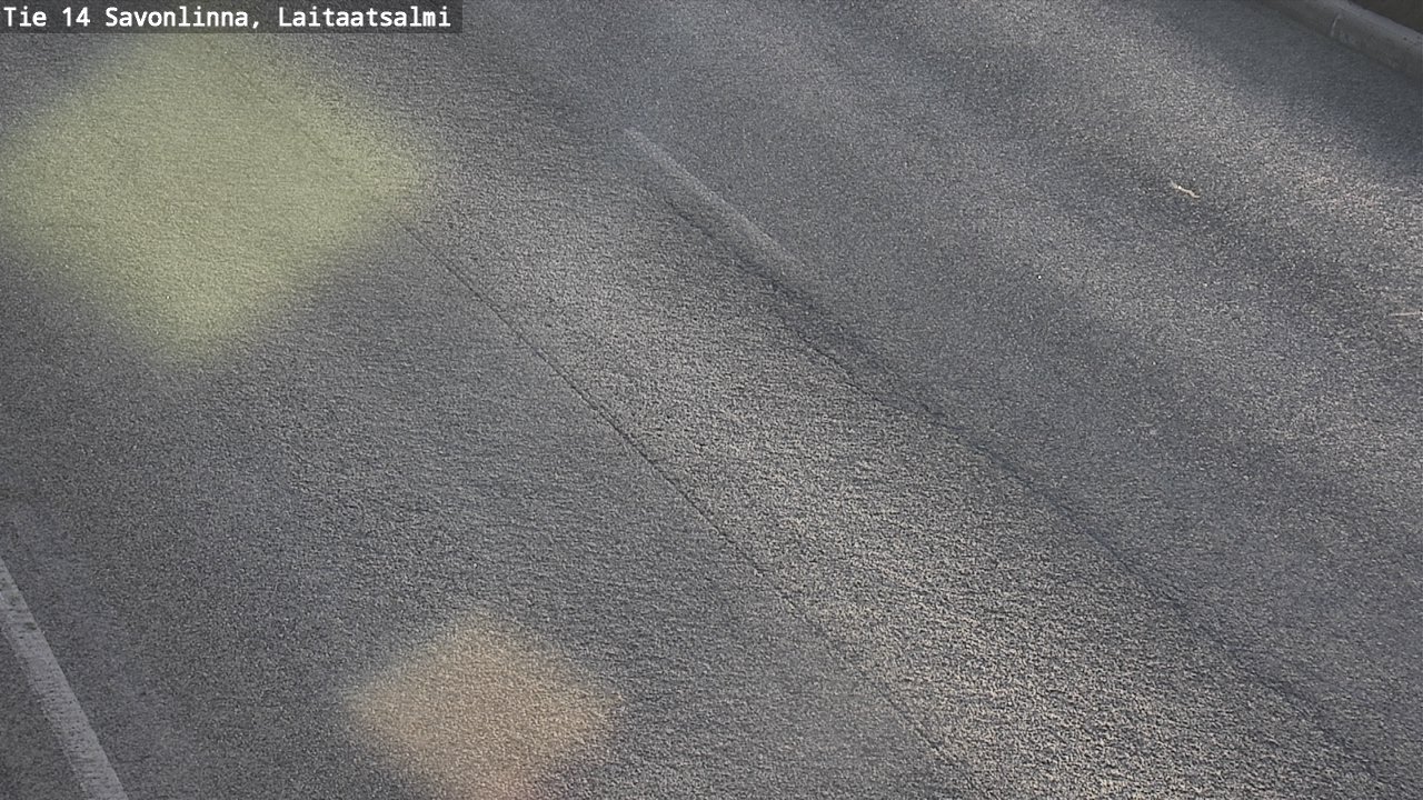 Weather Camera Image Väg 14 Nyslott, Laitaatsalmi, Savonlinna, Etelä-Savo