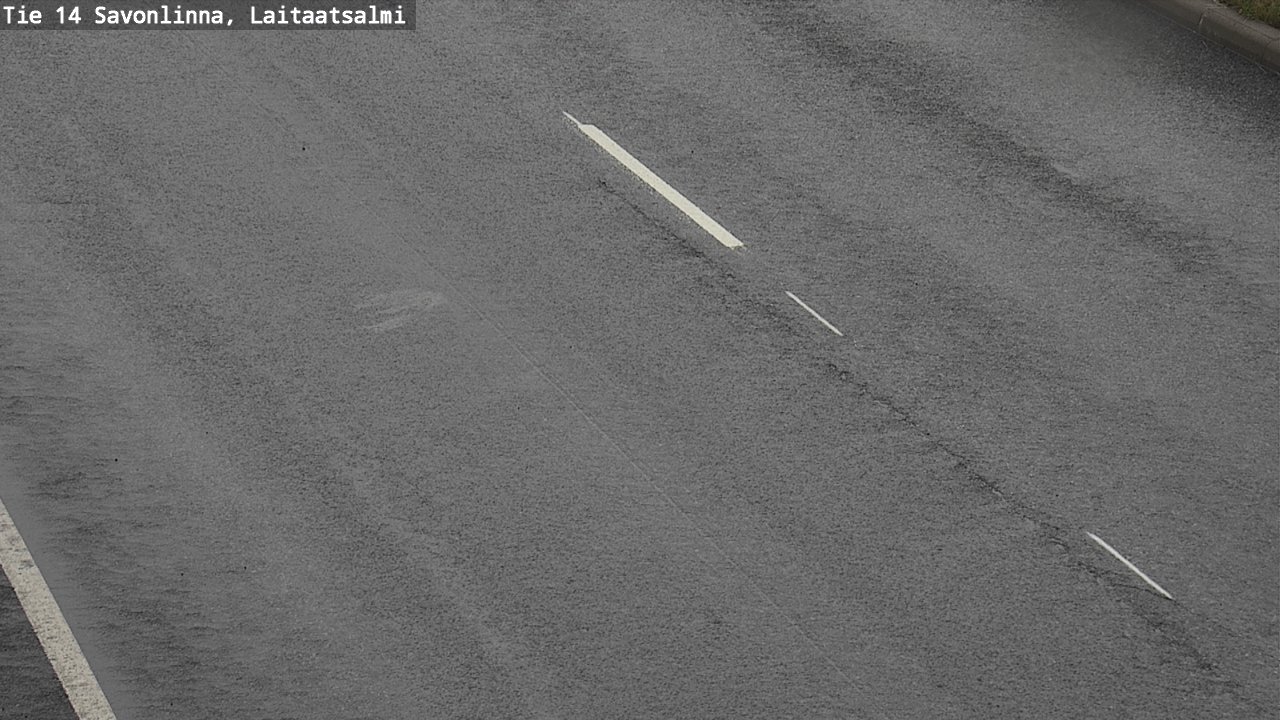 Weather Camera Image Road 14 Savonlinna, Laitaatsalmi, Savonlinna, Etelä-Savo