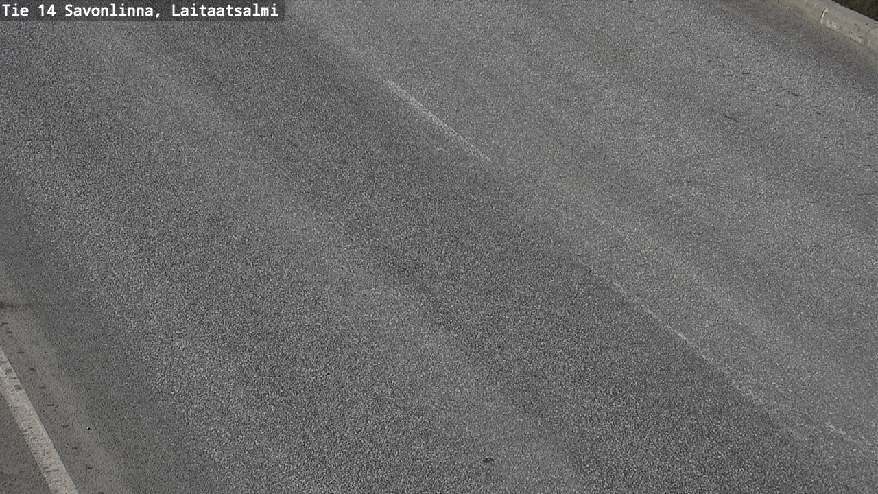 Weather Camera Image Väg 14 Nyslott, Laitaatsalmi, Savonlinna, Etelä-Savo