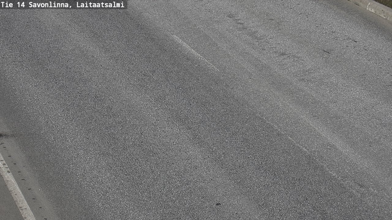 Weather Camera Image Väg 14 Nyslott, Laitaatsalmi, Savonlinna, Etelä-Savo