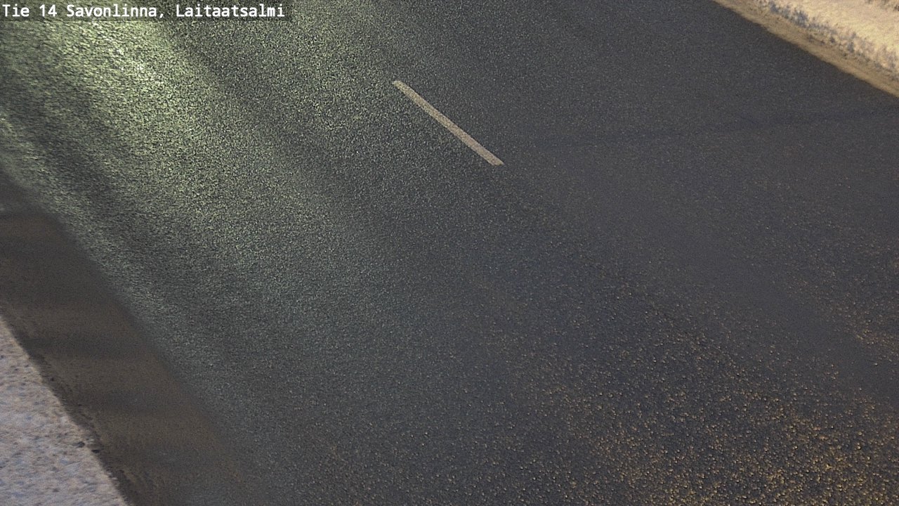 Weather Camera Image Väg 14 Nyslott, Laitaatsalmi, Savonlinna, Etelä-Savo