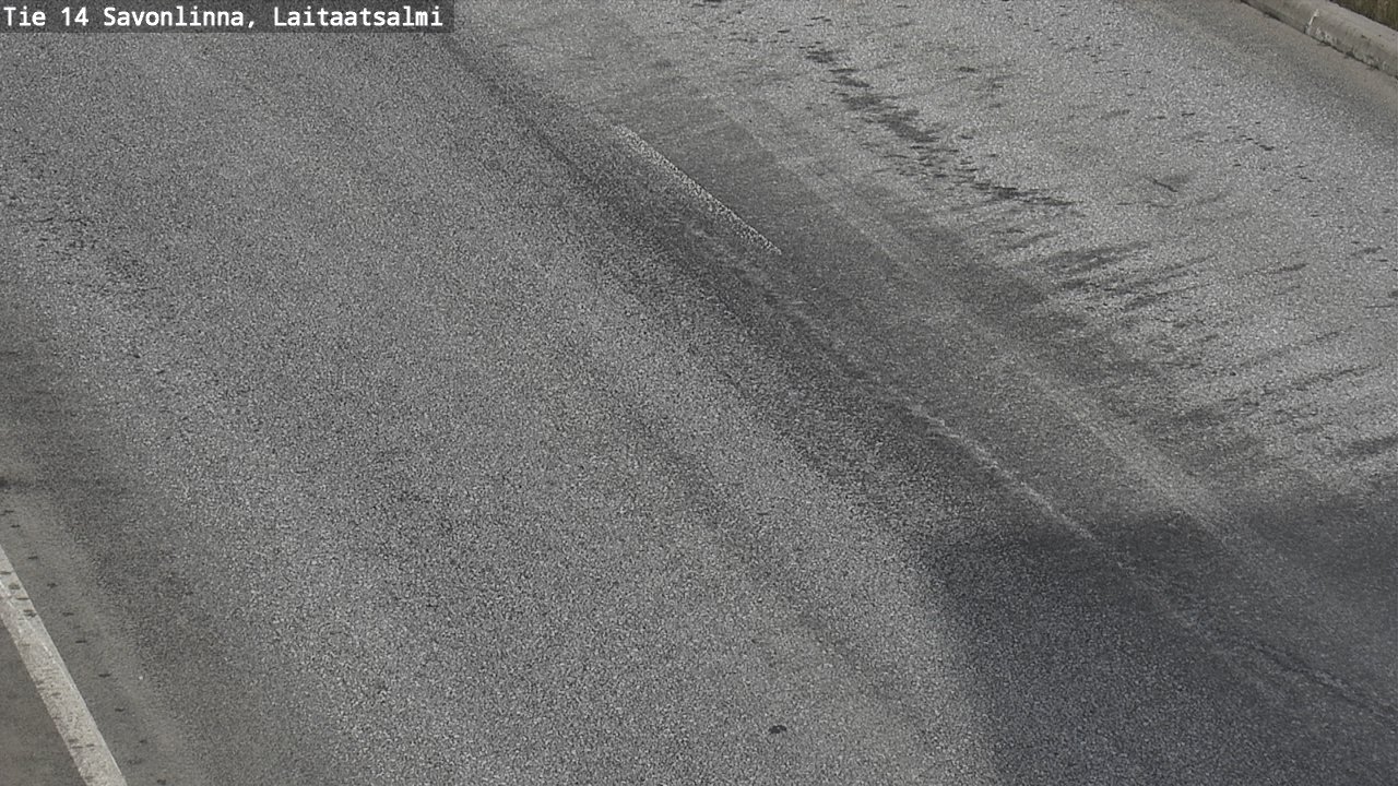 Weather Camera Image Väg 14 Nyslott, Laitaatsalmi, Savonlinna, Etelä-Savo