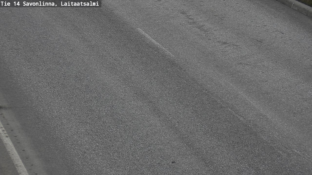 Weather Camera Image Road 14 Savonlinna, Laitaatsalmi, Savonlinna, Etelä-Savo