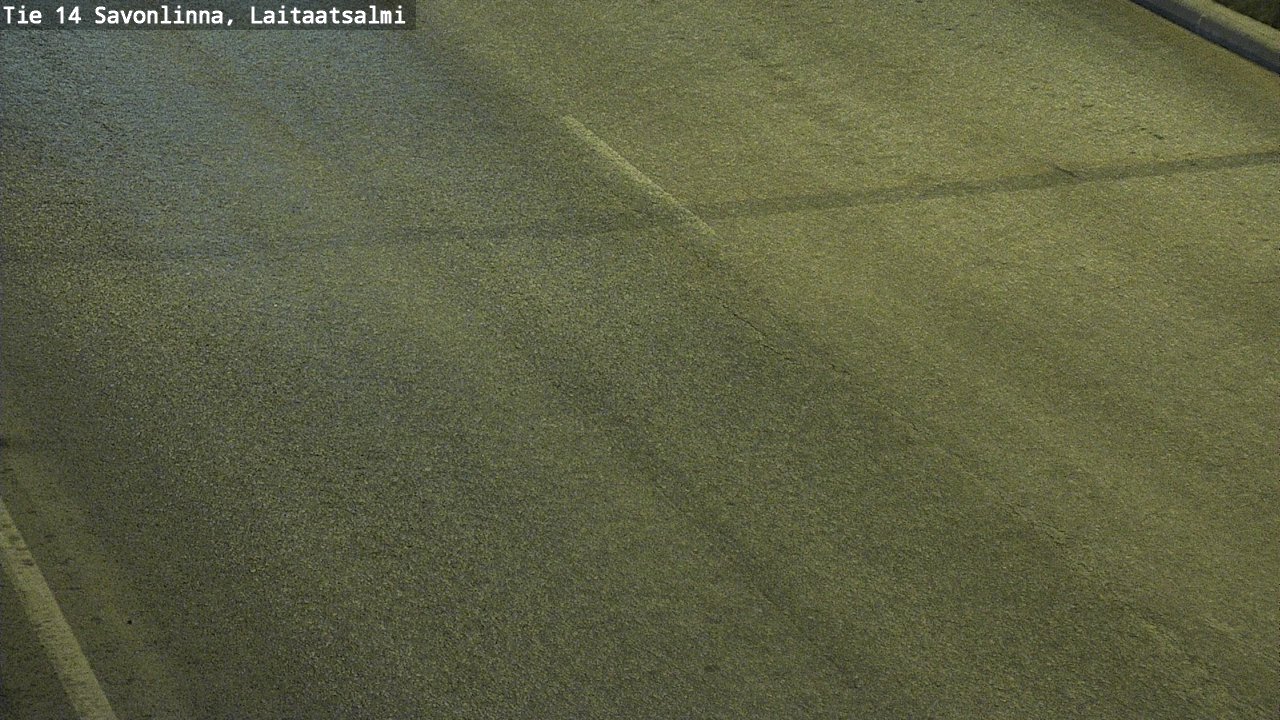 Weather Camera Image Väg 14 Nyslott, Laitaatsalmi, Savonlinna, Etelä-Savo