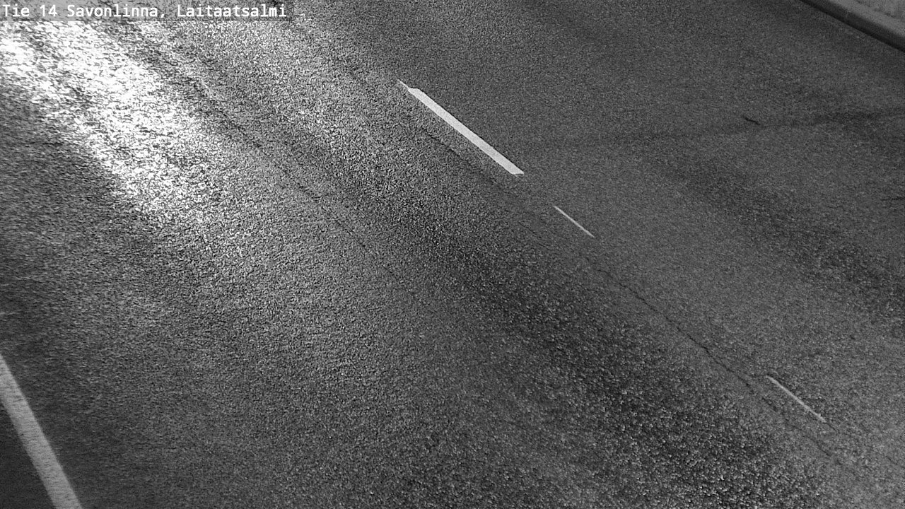 Weather Camera Image Väg 14 Nyslott, Laitaatsalmi, Savonlinna, Etelä-Savo