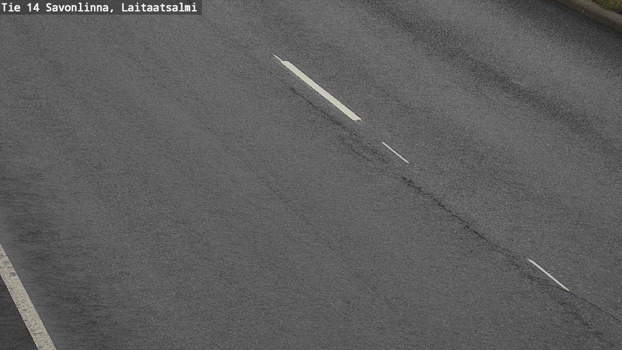 Weather Camera Image Road 14 Savonlinna, Laitaatsalmi, Savonlinna, Etelä-Savo