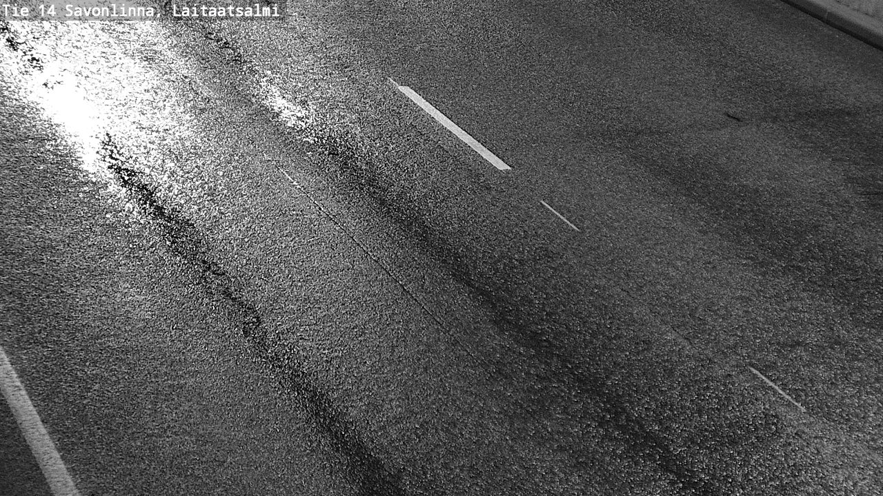 Weather Camera Image Väg 14 Nyslott, Laitaatsalmi, Savonlinna, Etelä-Savo