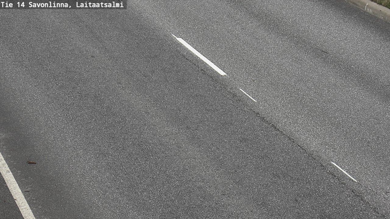 Weather Camera Image Road 14 Savonlinna, Laitaatsalmi, Savonlinna, Etelä-Savo