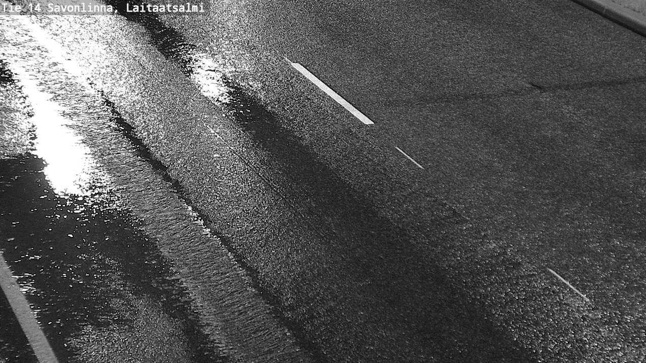Weather Camera Image Väg 14 Nyslott, Laitaatsalmi, Savonlinna, Etelä-Savo