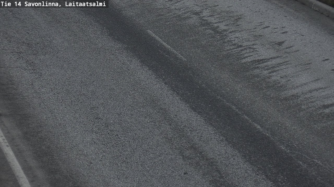Weather Camera Image Väg 14 Nyslott, Laitaatsalmi, Savonlinna, Etelä-Savo