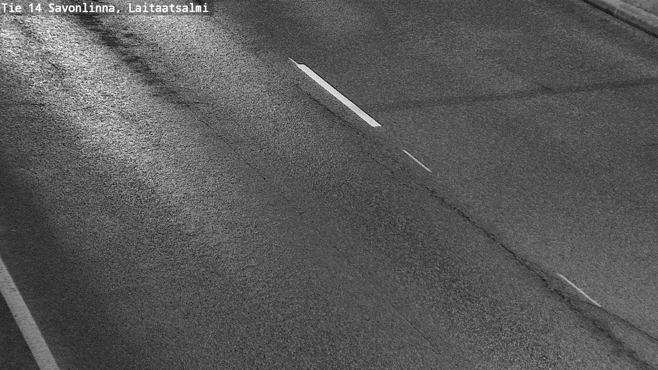Weather Camera Image Väg 14 Nyslott, Laitaatsalmi, Savonlinna, Etelä-Savo