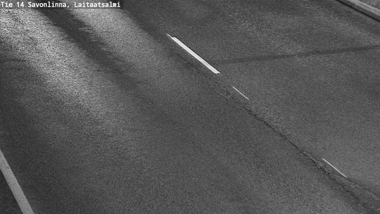 Weather Camera Image Väg 14 Nyslott, Laitaatsalmi, Savonlinna, Etelä-Savo